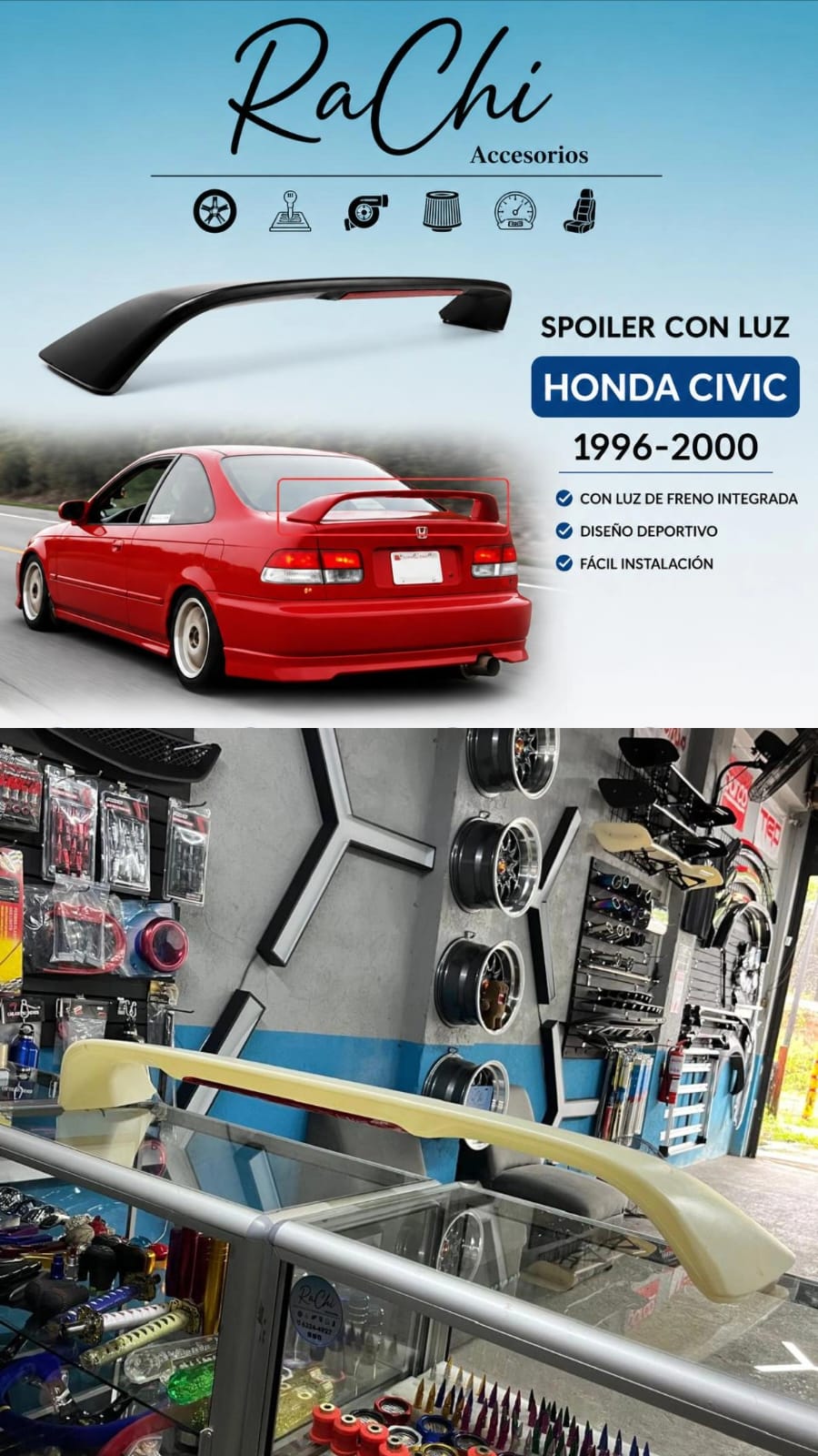 Cola Honda Civic SI 1996-2000