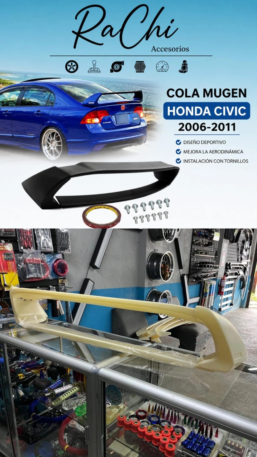 Cola Mugen Honda Civic 2006-2011