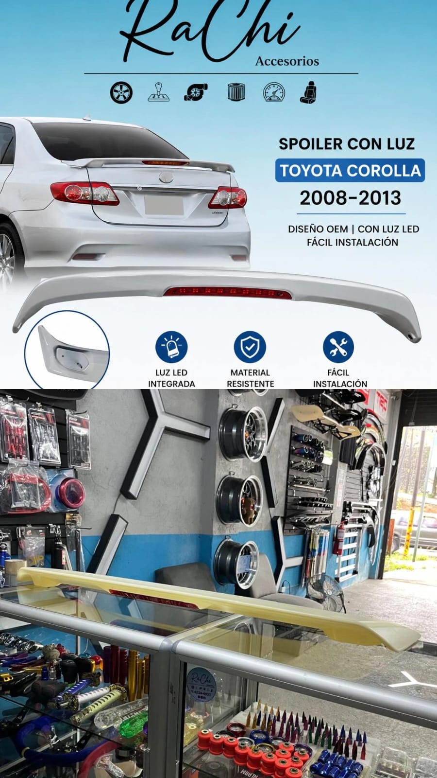 Cola Toyota Corolla 2008-2013